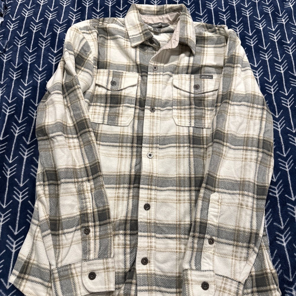 Eddie Bauer Fleece Button Up